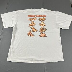 Vintage 90s Makin Chorizo Pigs Funny Graphic T-Shirt Size XXLarge